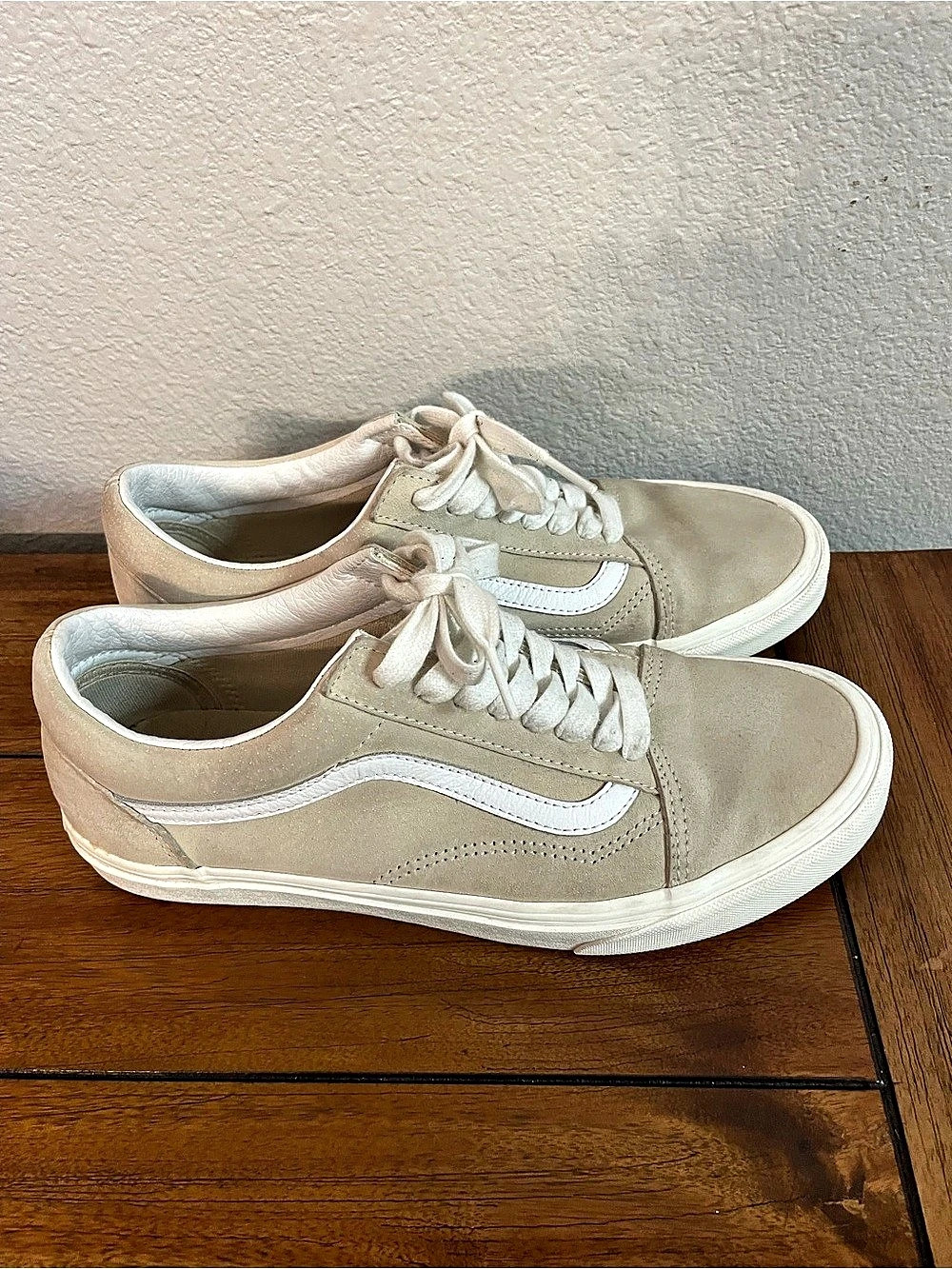 Vans Old Skool Sneakers Beige & White US 8.0